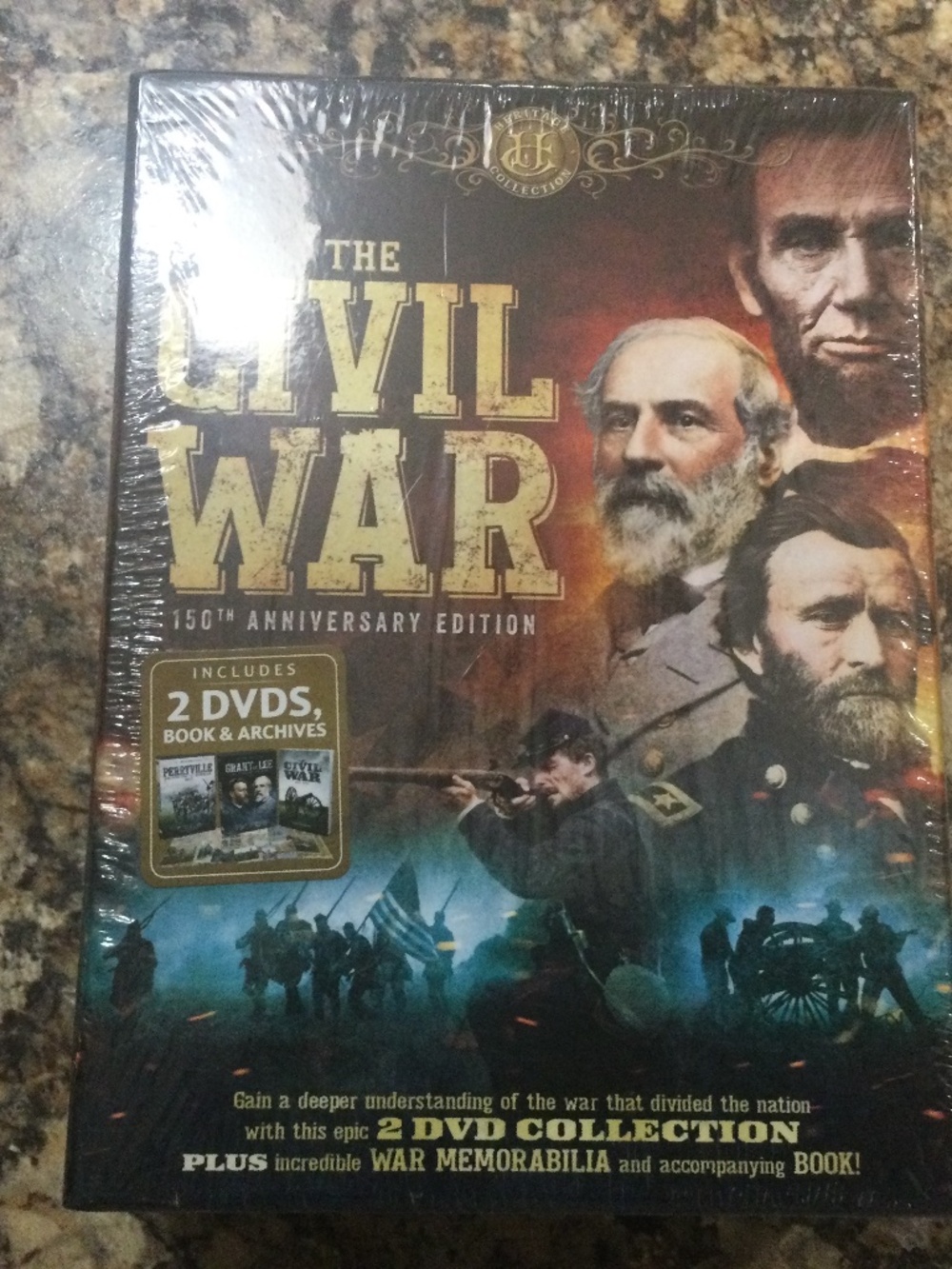 The Civil War. 150 anniversary DVD.